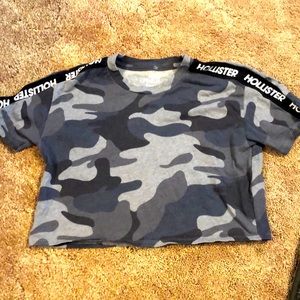 Hollister Camo boyfriend tee